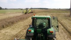 John Deere z Claas Mercator