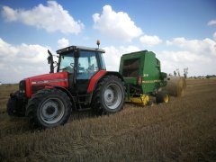 Massey Ferguson 6255+ John Deere 590