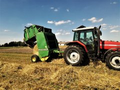 Massey Ferguson 6260 + John Deere 590