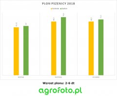 Plonowanie pszenicy 2018 z systiva