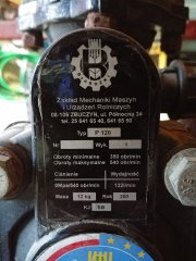 Pompa opryskiwacza Biardzki P120