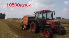 Prasa zwijająca Warfarma Z-543 i Kubota ME 5700