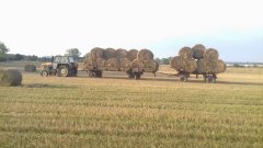 Ursus 1012 + przyczepy do bel