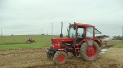 Mtz  82 & Pług obrotowy Krone i  Ursus C-360 & brony