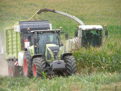 Claas Axion 850 & Claas Cargos 8400