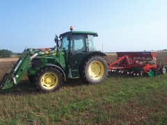 John Deere 5090M + Agro-Masz 3m drive