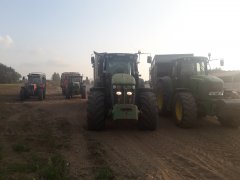 John Deere 7730 & Claas Cargos 9500