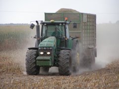 John Deere 8530 & Przyczepa Joskin