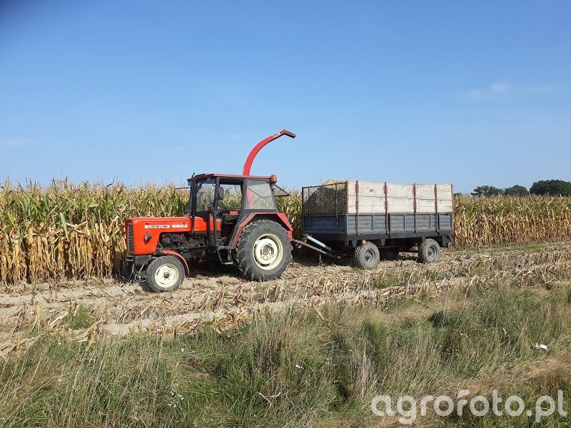 Ursus C-360 & PZ MH 80S & rozrzutnik 2 osiowy