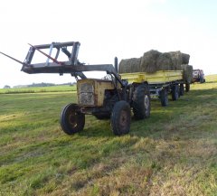 Ursus C-360 + Ładowacz czołowy Tur 2 + Przyczepa D-47 + wóz