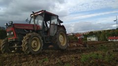 Ursus C-385 Turbo + pług  Kverneland Stenomat 