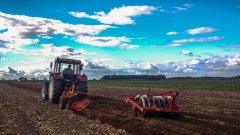 Zetor 8245 + pług UNIROL i wał