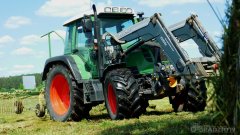 Fendt 312 Vario & Krone Swadro