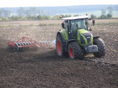 Claas Axion 850 & Pług Kverneland ED 100