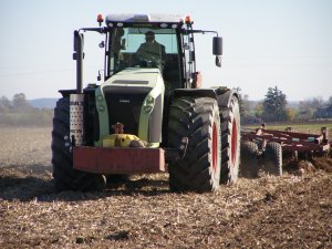 Claas Xerion 5000 & Agregat Kverneland