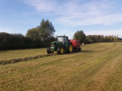 John Deere 6630 i Case IH RB 344