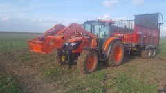 Kubota m8560 + metal-fach 8t