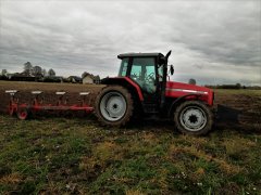 Massey Ferguson 6260 + Charrues Demblon t68 ns