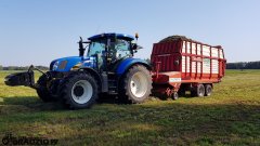 New Holland T6030 & Pottinger Siloprofi 2