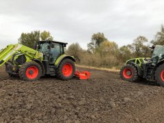 Claas Arion 620 +maschio gaspardo