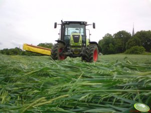 Claas Ares 657 ATZ + Fella 320SM