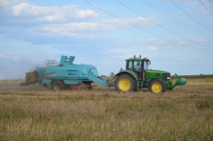 John Deere 6920S i Mengele 550