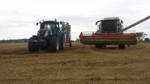 New Holland T8.330 i Lemken ,Claas Tucano 440 V600