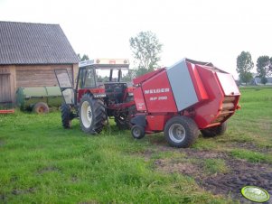 Zetor 6340 i Welger rp 200