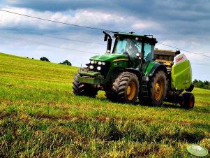 John Deere 7830 + Claas Variant 385 RC