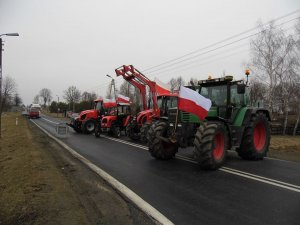 Strajk trasa Lublin Biłgoraj