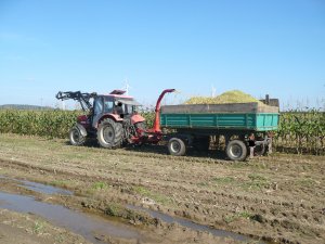 Zetor 7540 & Fahr MH 70 i Przyczepa D 47