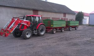 Zetor & 2x Pronar 6t