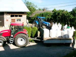 Zetor Forterra 140 & New Holland T7030