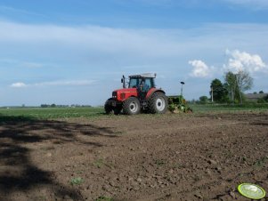 Massey Ferguson 8210 + Amazone KG/RP-AD-302