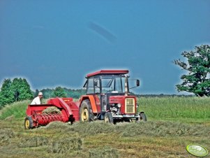 Ursus C-355 + Welger AP12