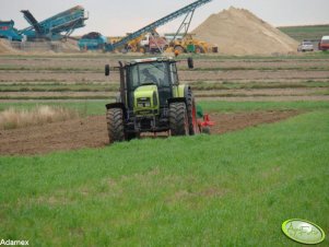 Claas Ares 816 RZ + pług Unii