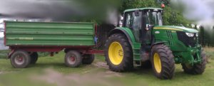 John Deere 6170M i Pronar