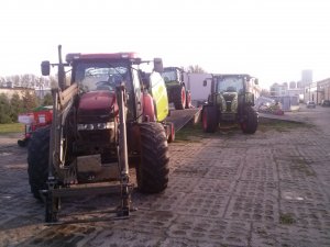 Case Maxxum + Claas Axion