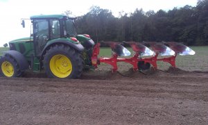 John Deere 6420 + Kuhn