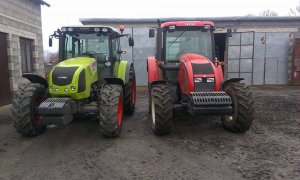 Zetor Forterra 9641 & Claas Axos 320