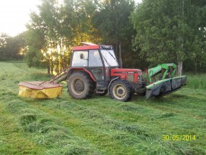 Zetor 6340 i kosiarki