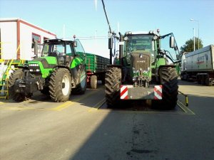 Deutz Fahr Agrotron M650 i Fendt 828 Vario