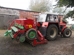 Zetor 12145 + agregat Famarol + siewnik Polonez
