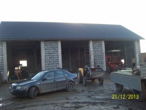 Garaż na maszyny rolnicze