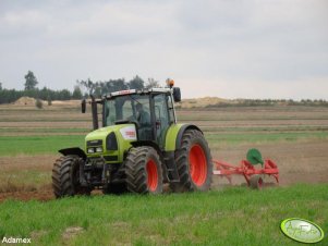 Claas Ares 816 RZ + pług Unii