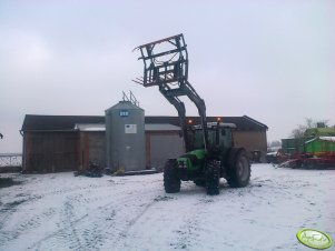 Deutz Fahr Agrofarm 430 TTV + Stoll FZ 30 Profiline