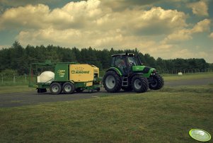 Deutz-Fahr Agrotron M610 + Krone CombiPack Multi-Cut 1500V