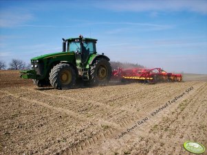 John Deere 8430 + Väderstad TopDown 500