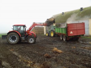John Deere 6620 AutoPowr + T-088 + Zetor Forterra 135