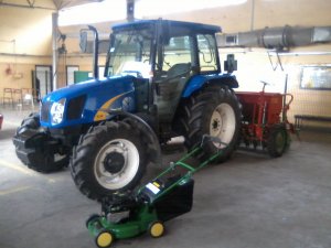 New Holland TL90A + Polonez & John Deere